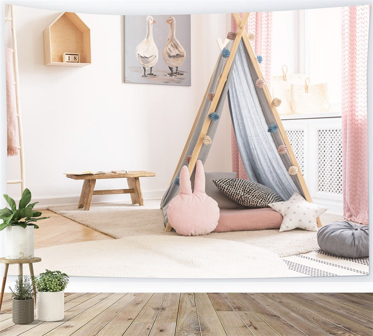 Tenda Per Cameretta Per Bambini, Sfondo Per Cabina Fotografica RR5-27