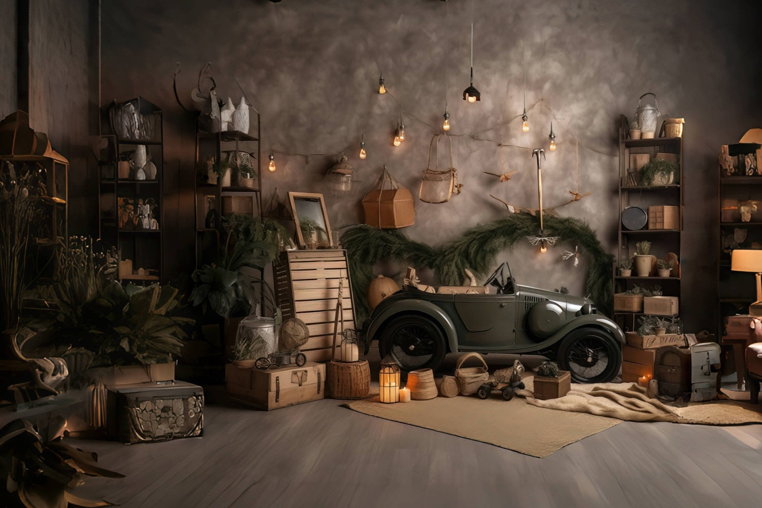 Fondale Di Luci Per Mini Auto Per La Festa Del Papa RR5-3