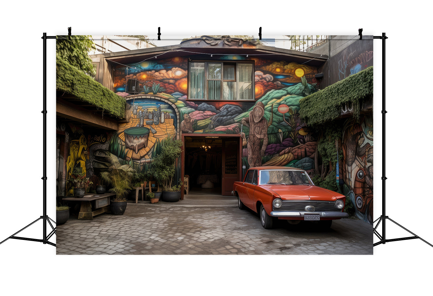 Sfondo Di Auto Rossa Per La Festa Del Papa Doodle House RR5-5