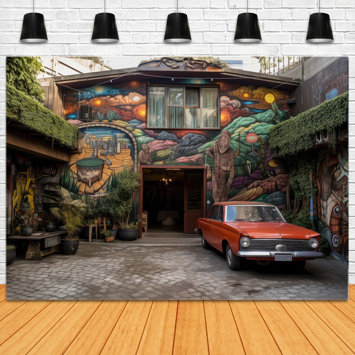 Sfondo Di Auto Rossa Per La Festa Del Papa Doodle House RR5-5