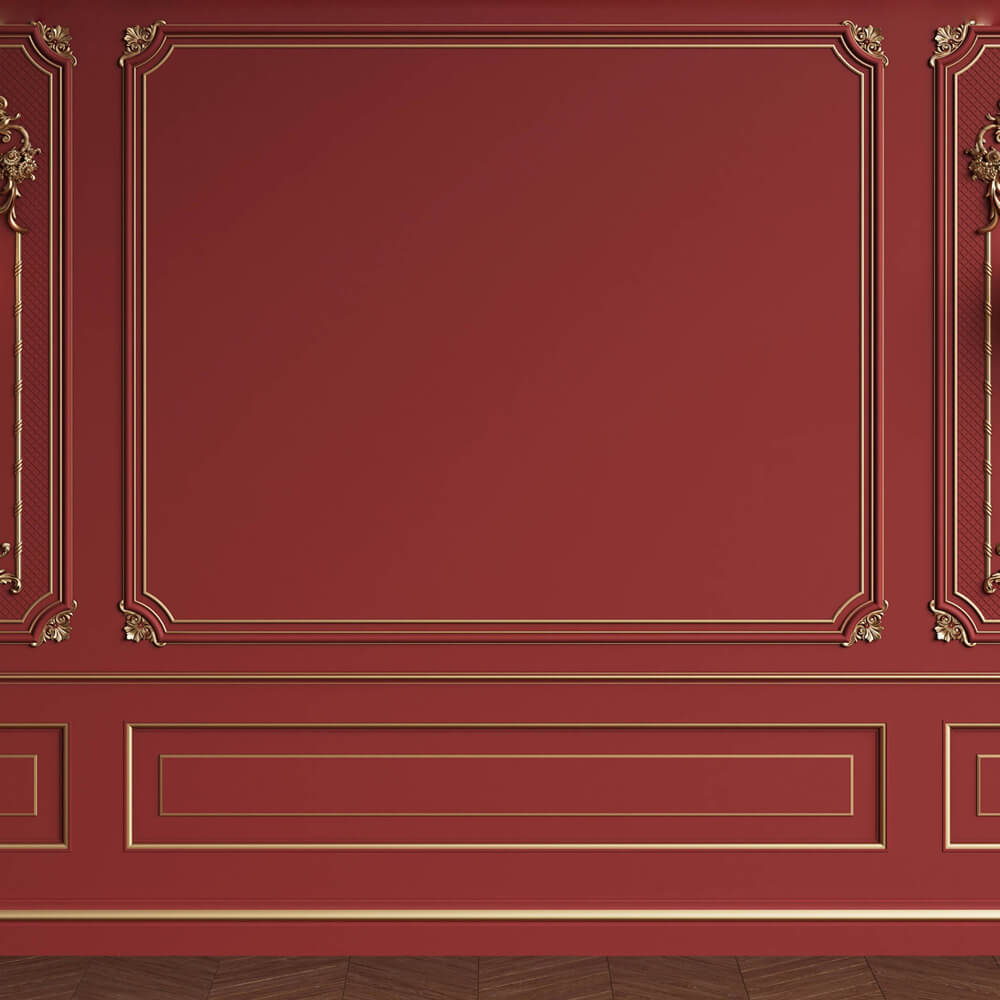 Sfondo Per Porta A Muro Retro Rosso Interno Vintage RR6-71