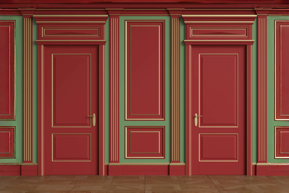 Elegante Sfondo Per Cabina Fotografica Da Parete Retro RR6-73