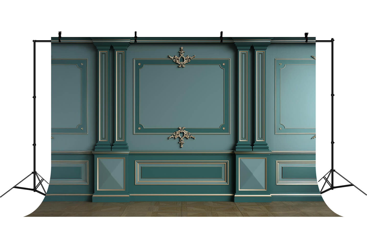 Fondale Da Parete Retro Interno Con Modanatura Classica RR6-79