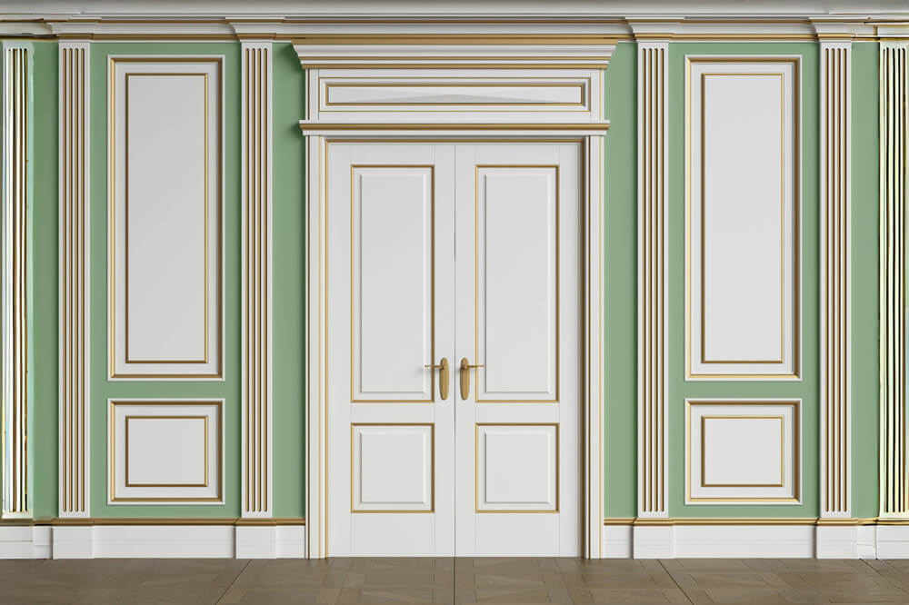 Fondale Di Pareti Interne Di Architettura Classica RR6-88