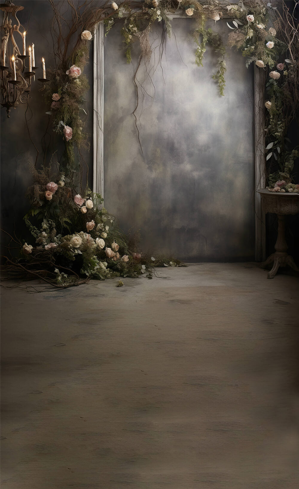 Sfondo Di Belle Arti Astratte Con Motivo Floreale RR6-97