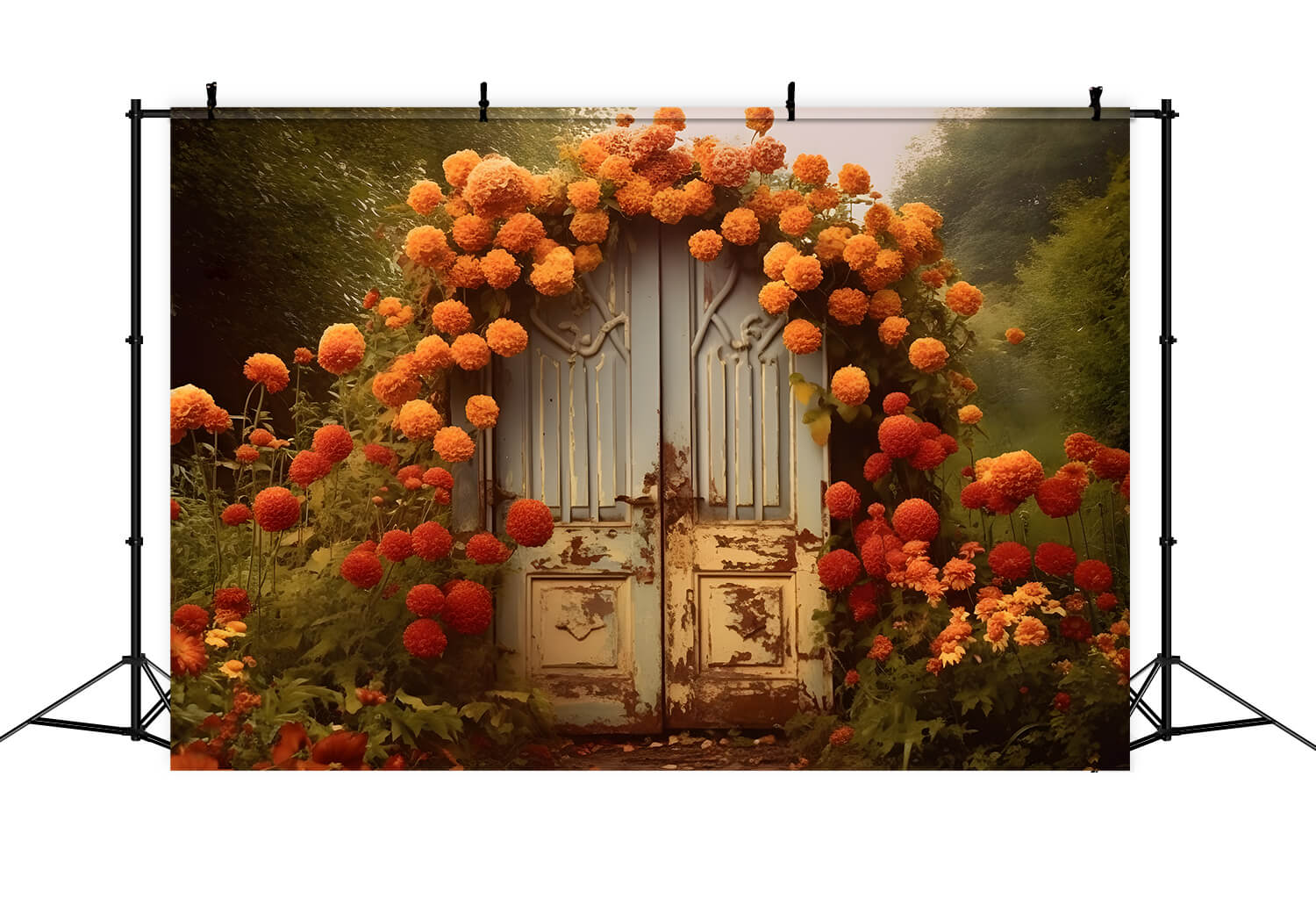 Sfondo Fotografico Porta Fiori Autunnali RR7-143