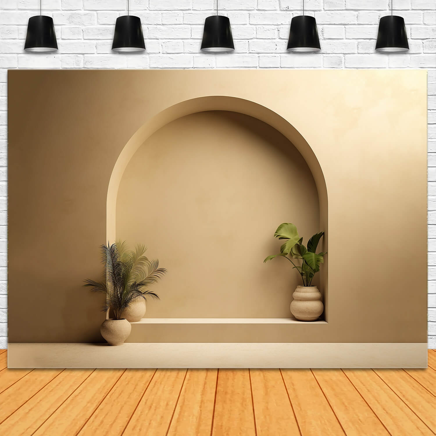 Sfondo Fotografico Boho Dell'Oasi Del Deserto RR7-16