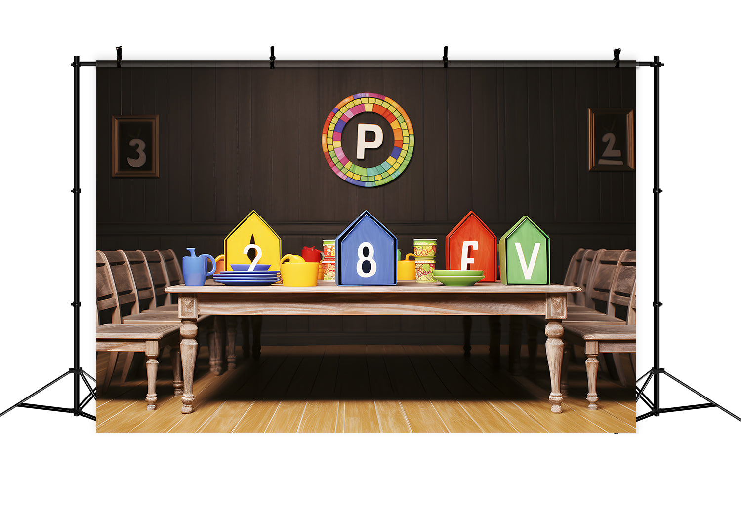 Tavolo Da Studio Sfondo Fotografico Per Il Rientro A Scuola RR7-188