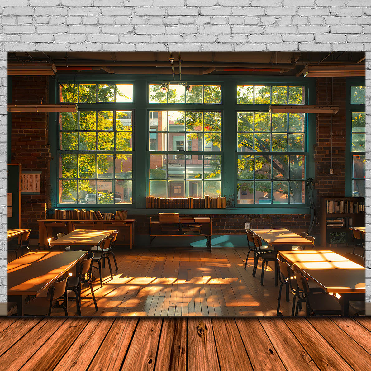 Aula Pomeridiana Ritorno A Scuola Sfondo RR7-189