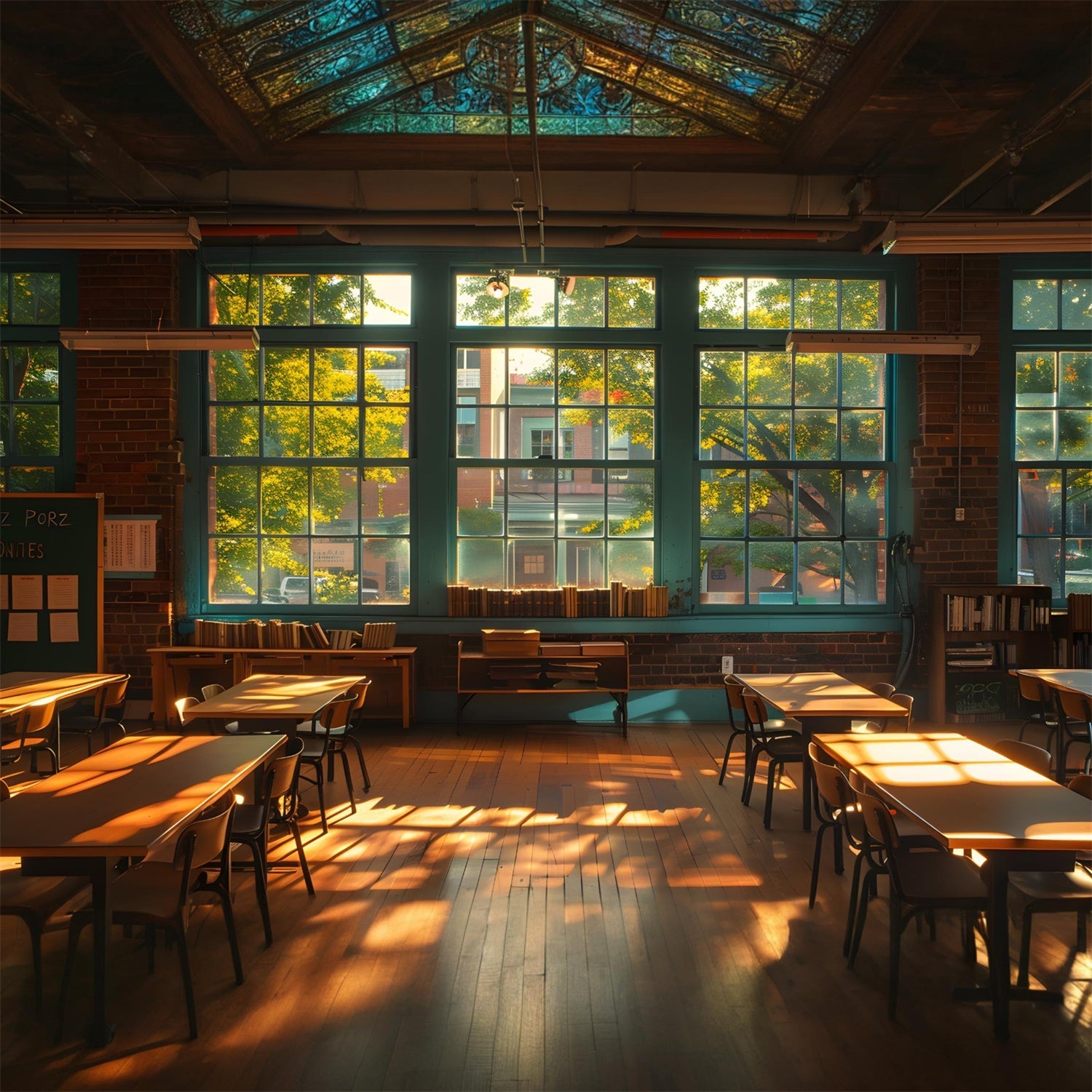 Aula Pomeridiana Ritorno A Scuola Sfondo RR7-189