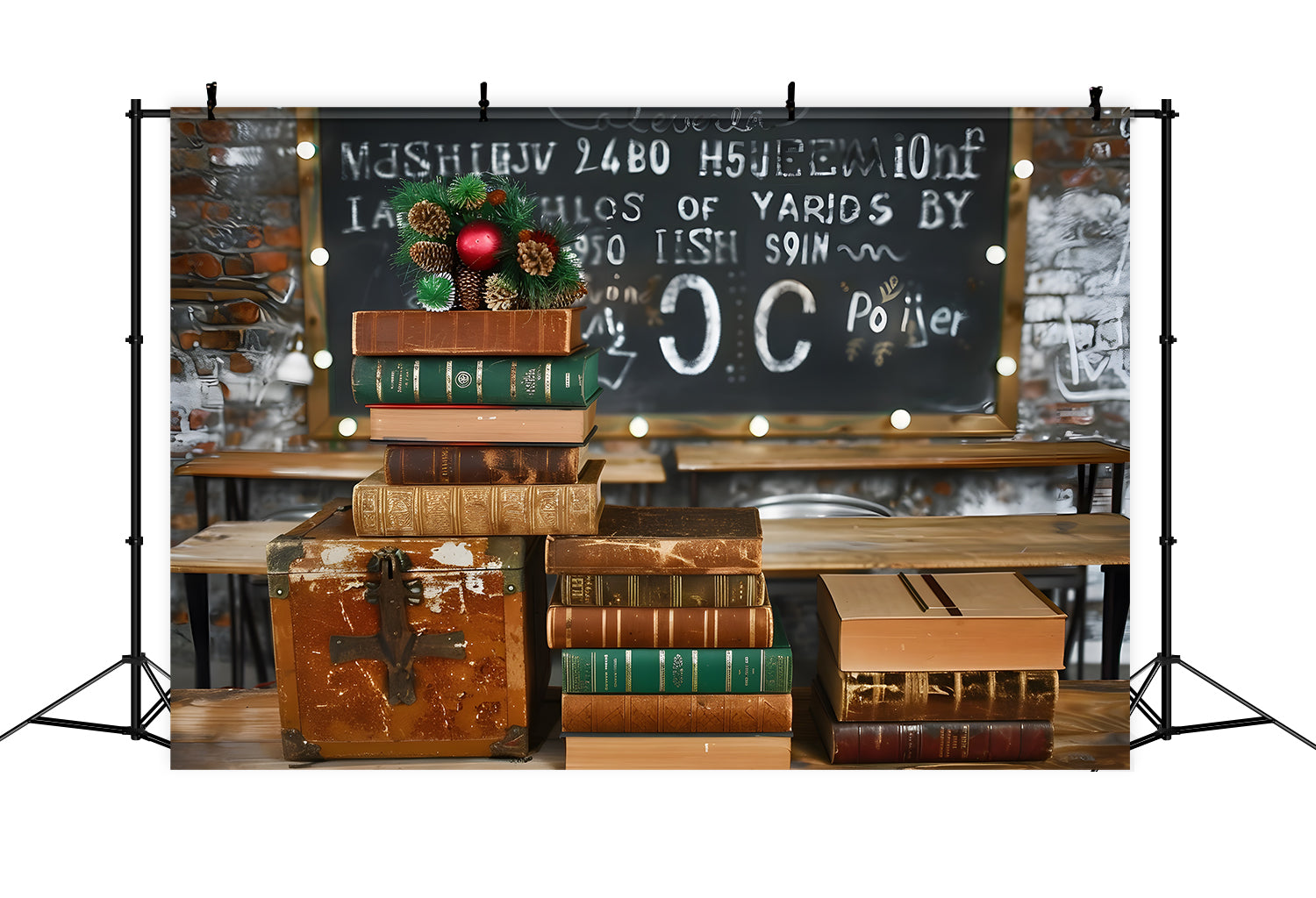 Banchi Retro Per Aula Sfondo Per Il Ritorno A Scuola RR7-196