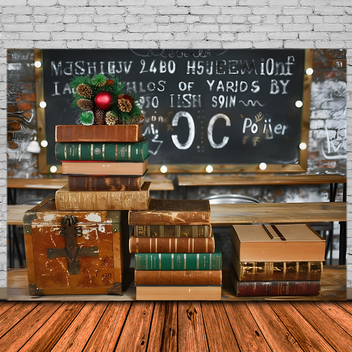 Banchi Retro Per Aula Sfondo Per Il Ritorno A Scuola RR7-196