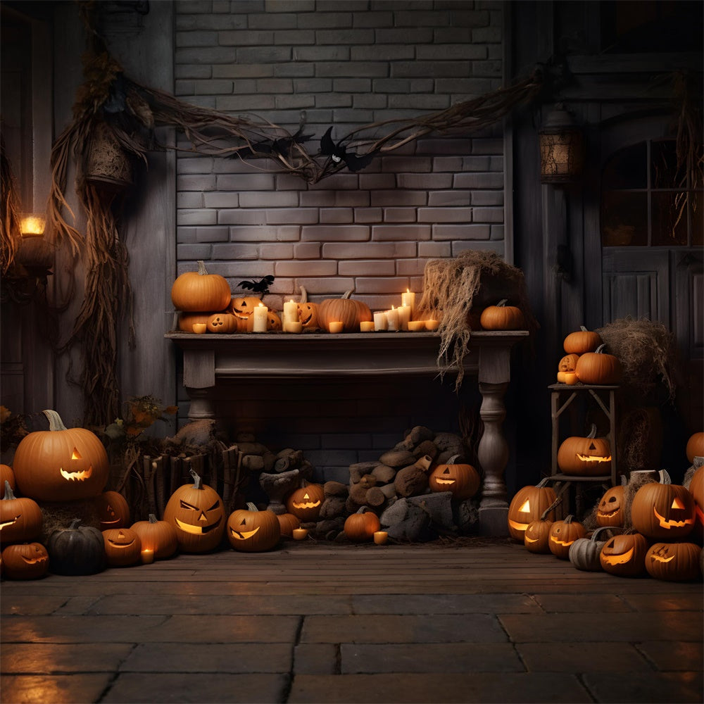 Sfondo Di Zucche Di Halloween Da Parete Per Camera Oscura RR7-382
