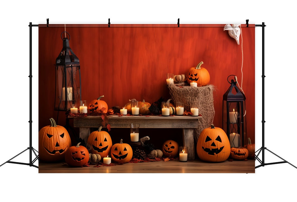 Zucche Pipistrelli Decorazione Sfondo Halloween RR7-392