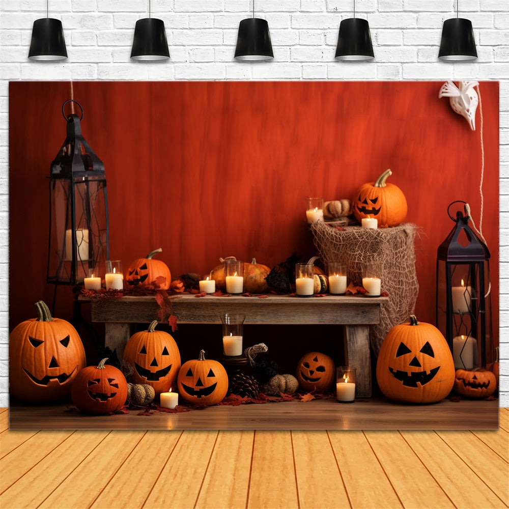 Zucche Pipistrelli Decorazione Sfondo Halloween RR7-392
