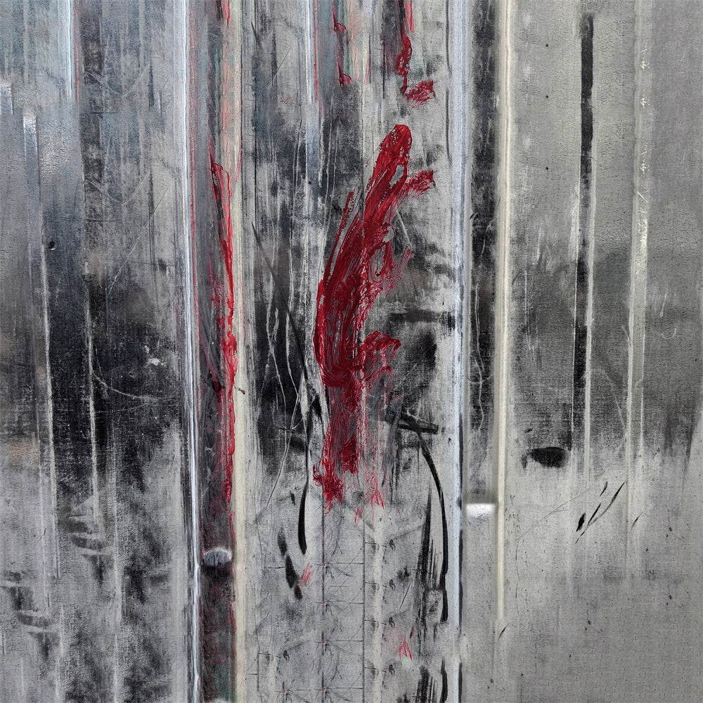 Sfondo Di Halloween Con Schizzi Di Sangue Sul Muro Di Cemento RR7-492