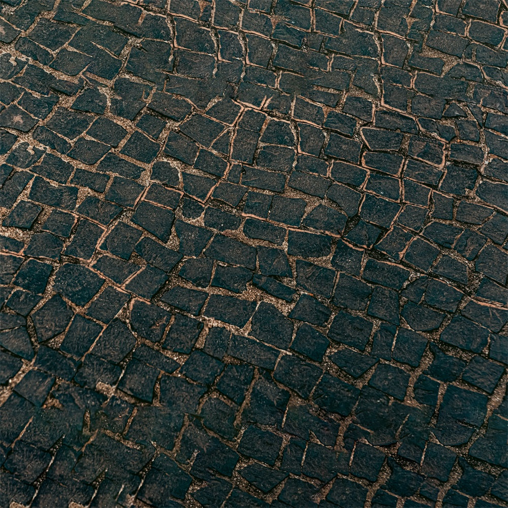 Sfondo Vintage Con Pavimento In Ciottoli RR7-565