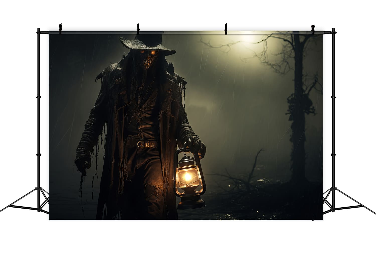Sfondo Del Fantasma Dell'Orrore Della Notte Di Halloween RR7-64