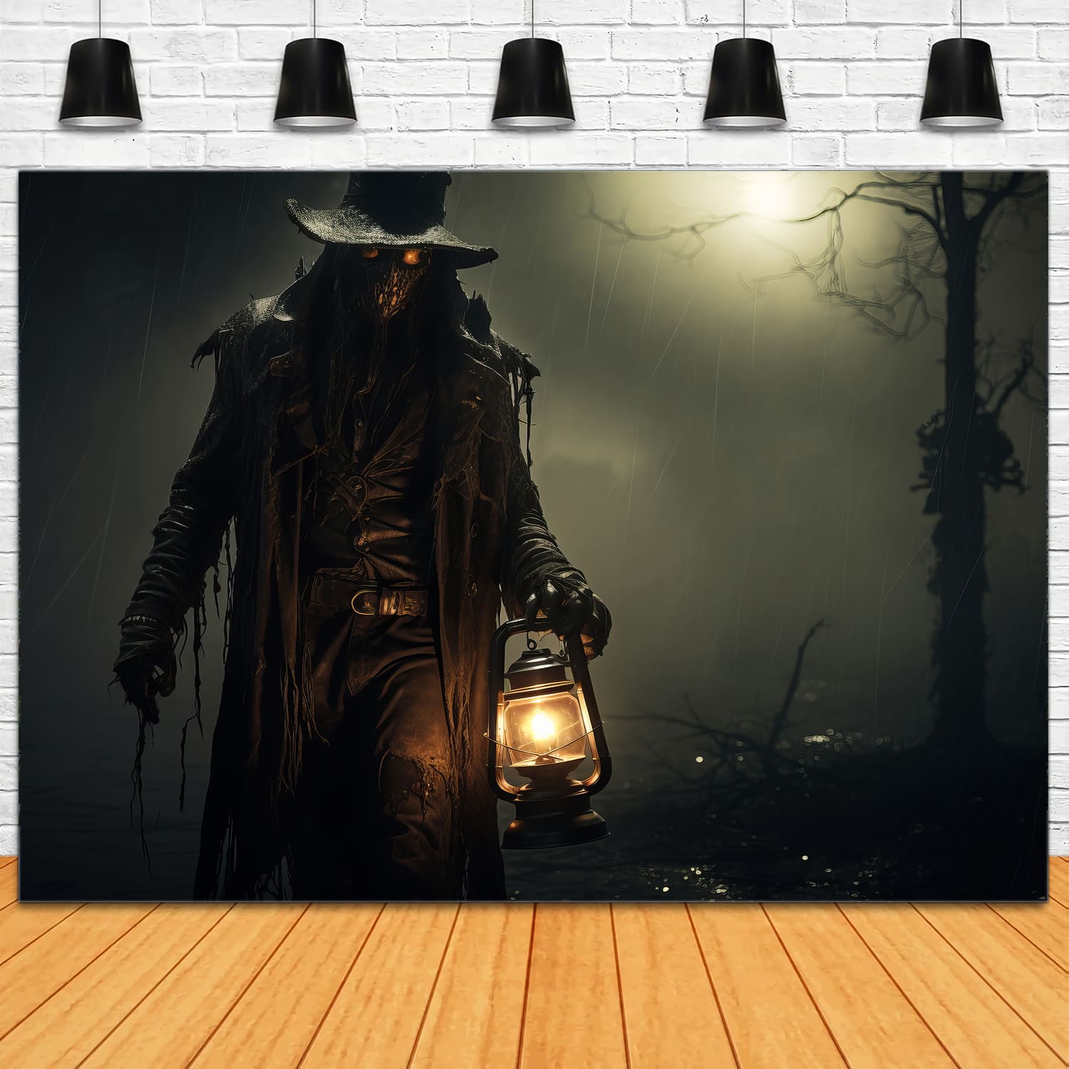 Sfondo Del Fantasma Dell'Orrore Della Notte Di Halloween RR7-64