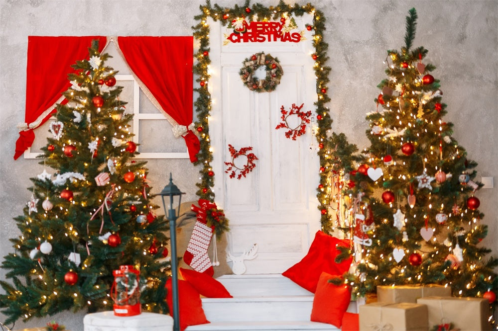 Sfondo Decorativo Per L'Atmosfera Di Buon Natale RR8-221