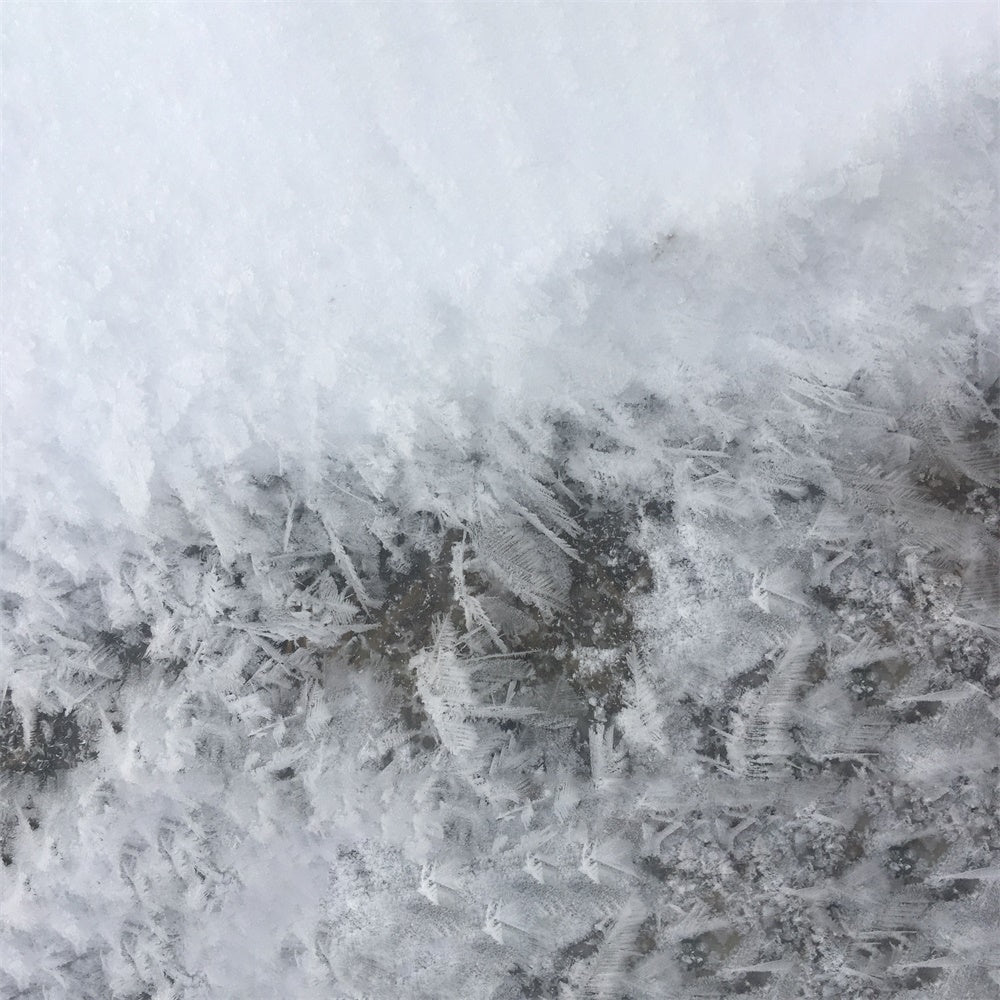 Sfondo Del Pavimento Ghiacciato Con Neve Gelata Invernale RR8-291
