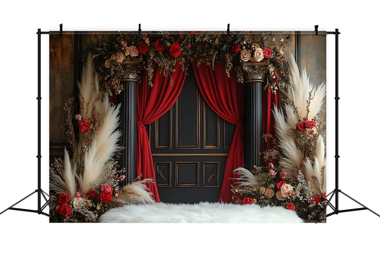 Opulento Sfondo Floreale Boho Archway RR8-424