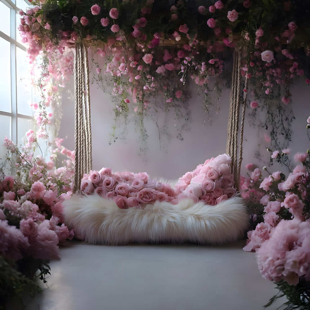 Romantico Sfondo Floreale Boho Swing RR8-429