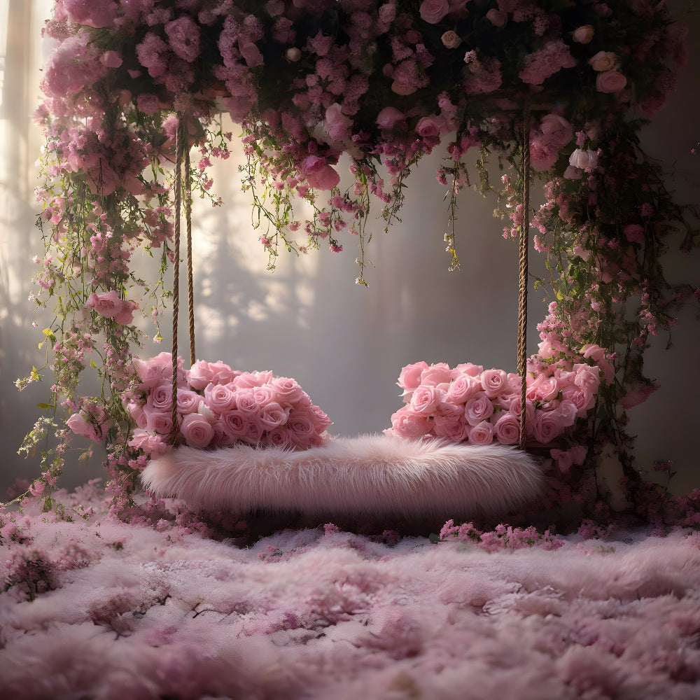 Sfondo Bohemien Altalena Rosa Rosa RR8-430