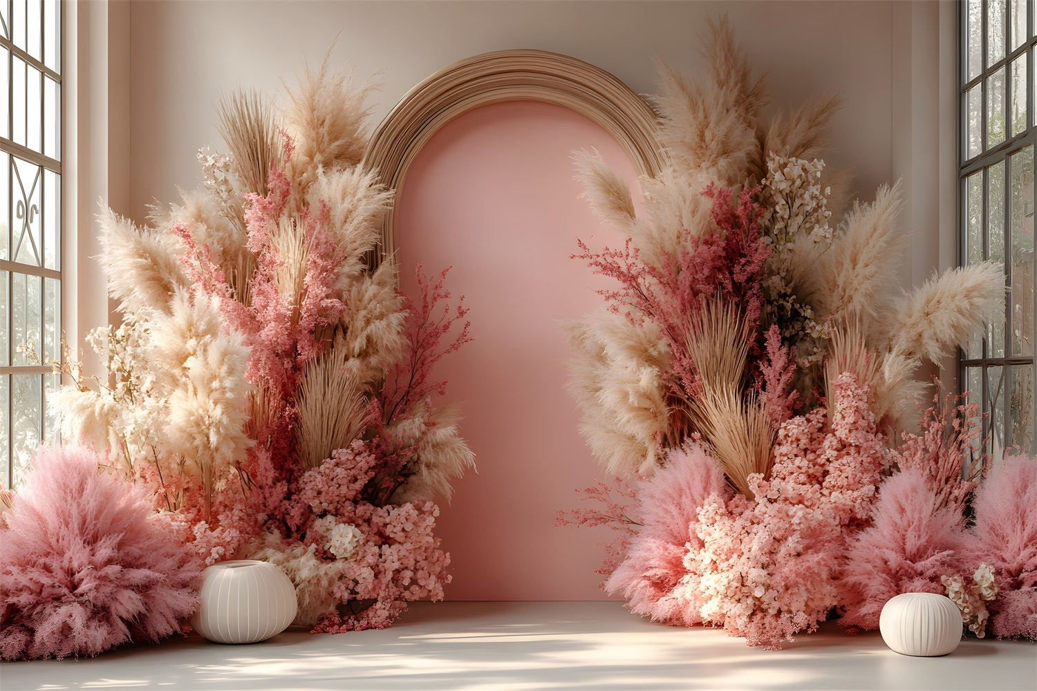 Fondale Da Cerimonia Boho Chic Di Eleganza Terrosa RR8-493