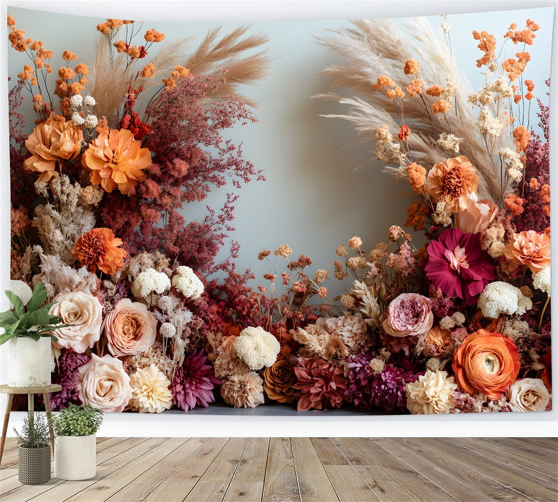 Stravagante Sfondo Pastello Pampas Archway Boho RR8-494