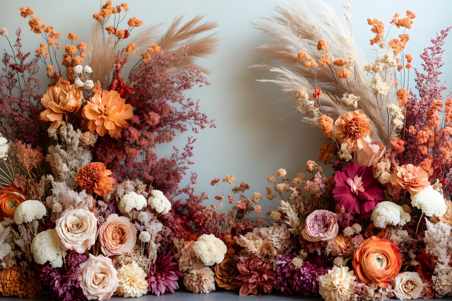 Stravagante Sfondo Pastello Pampas Archway Boho RR8-494