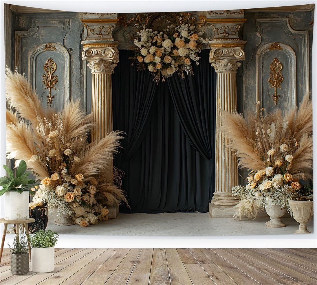 Sfondo Boho Con Sabbia Serena E Toni Cipria RR8-497