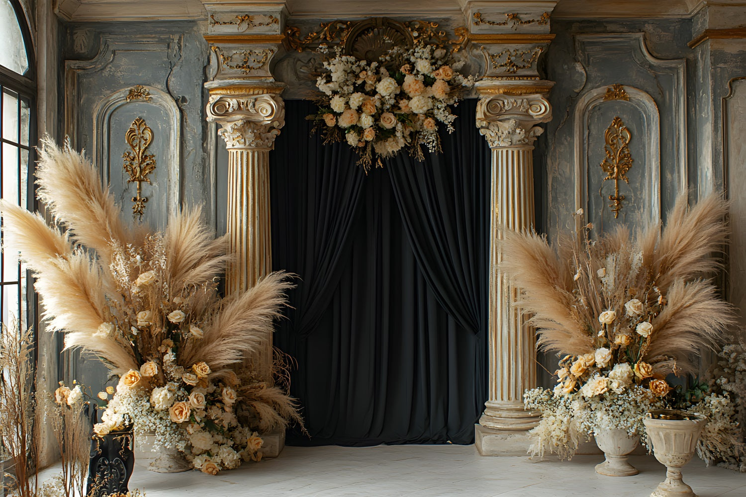 Sfondo Boho Con Sabbia Serena E Toni Cipria RR8-497