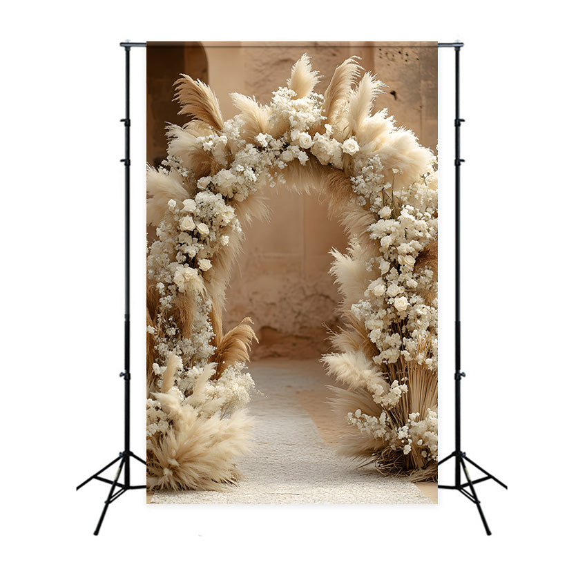Sfondo Da Parete Floreale In Macrame Sognante RR8-512