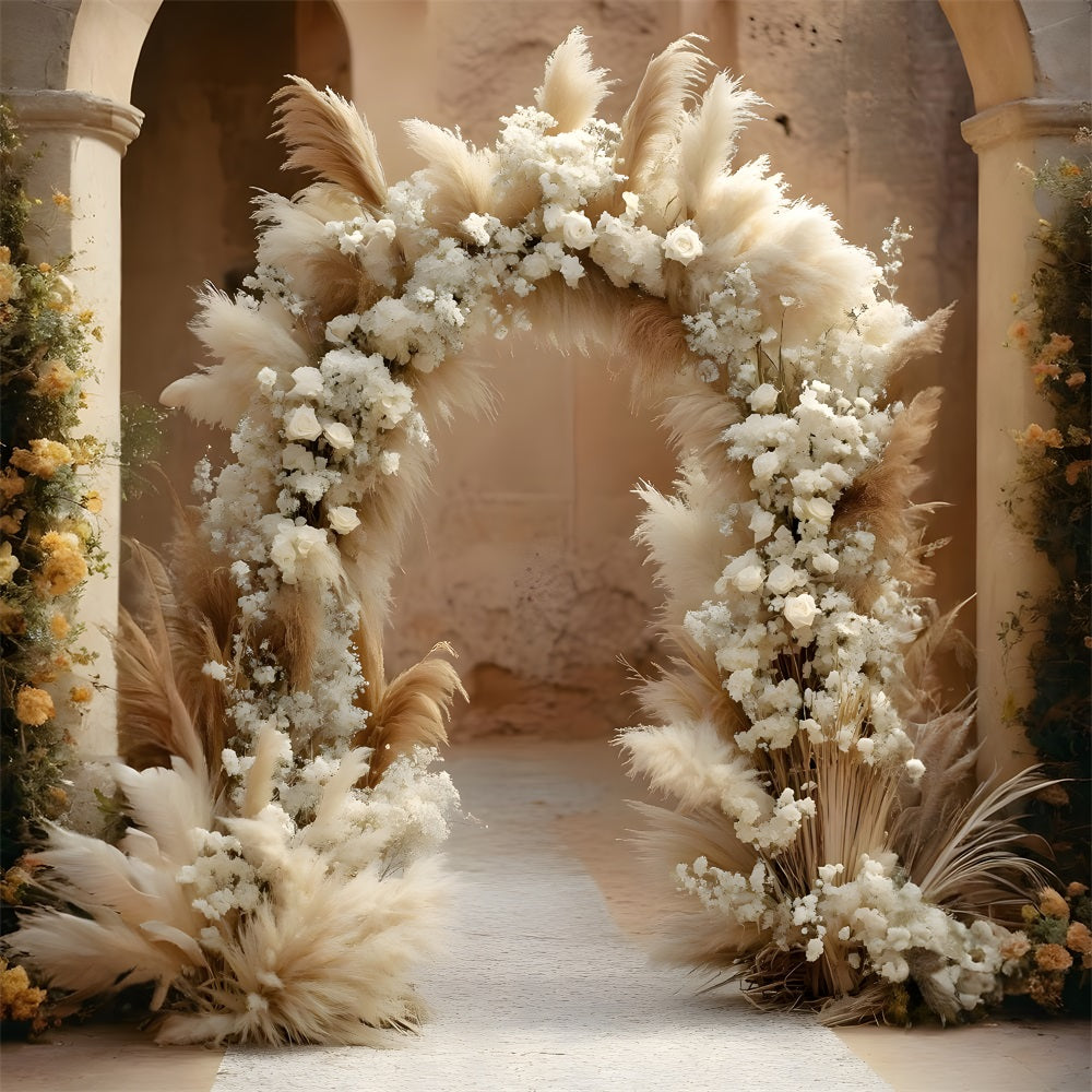 Sfondo Da Parete Floreale In Macrame Sognante RR8-512