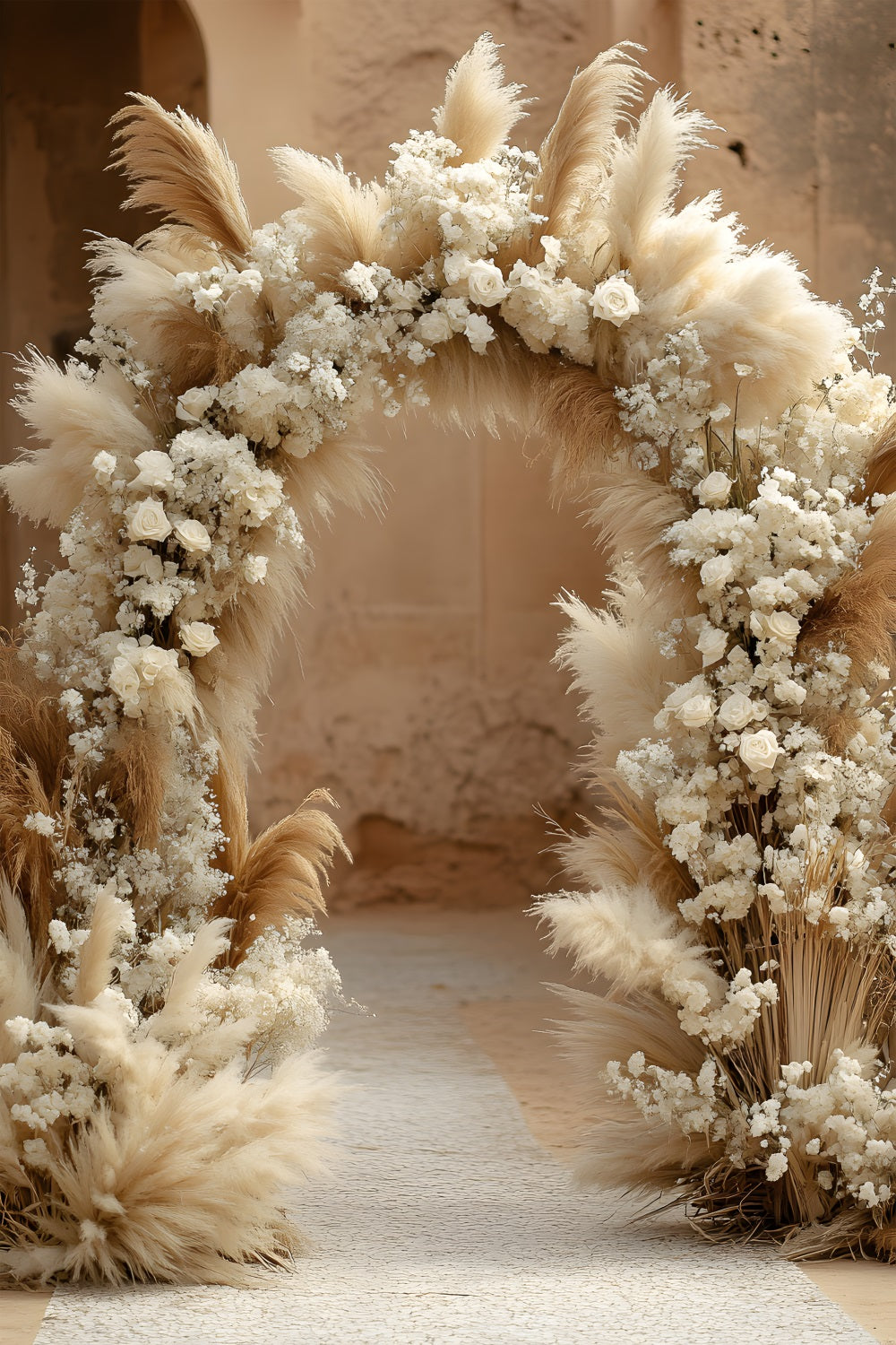 Sfondo Da Parete Floreale In Macrame Sognante RR8-512