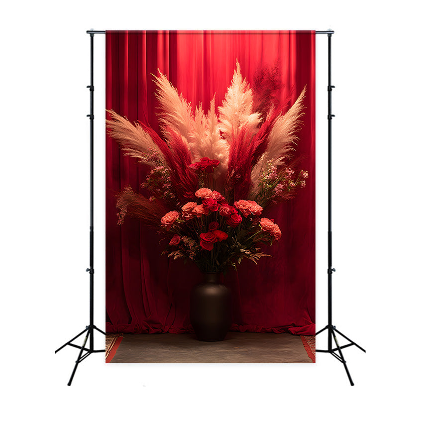 Sfondo Boho Con Zucca Illuminata Dal Sole Dell'Ora D'Oro RR8-515