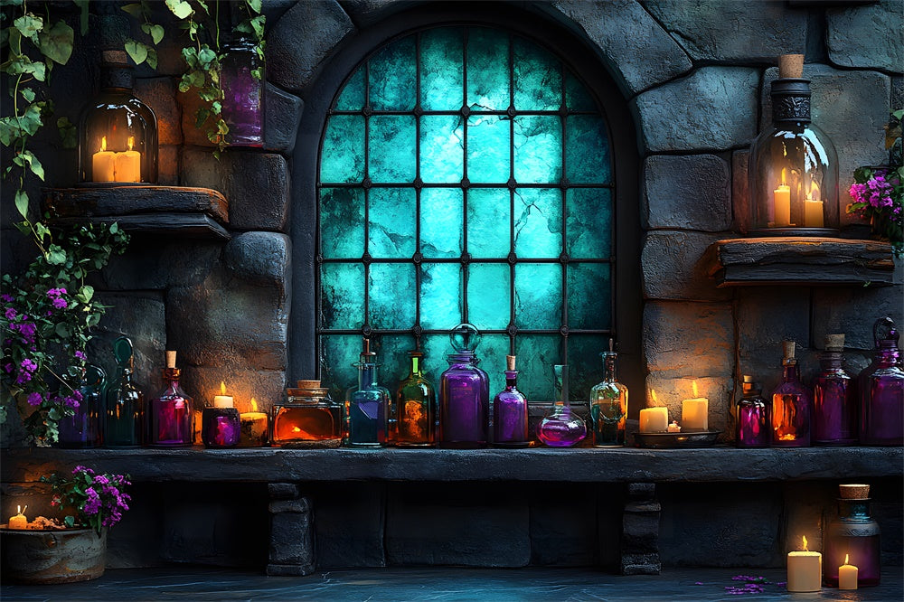 Sfondo Fotografico Di Laboratorio Spettrale Di Halloween RR9-106