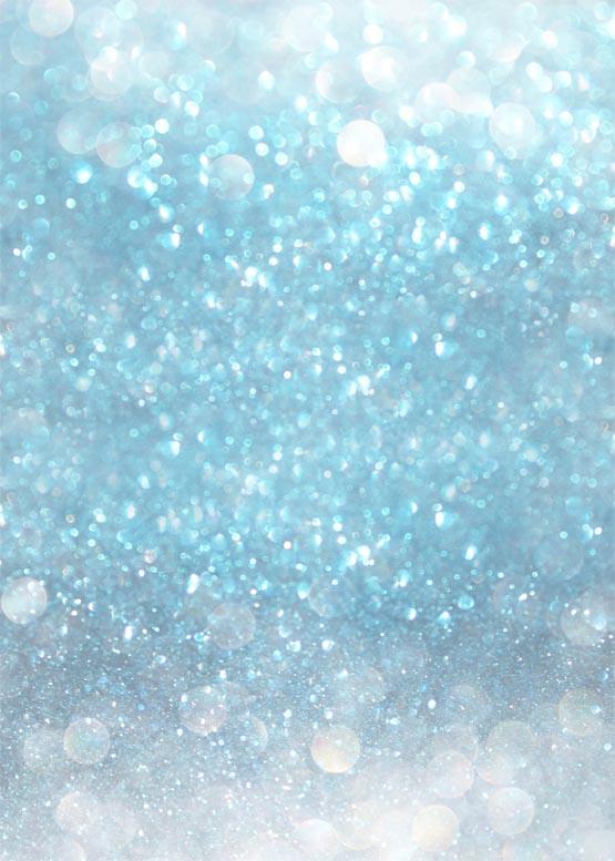 Bokeh Blue Glittering Sparkle Spots Backdrop for Photography S-1143