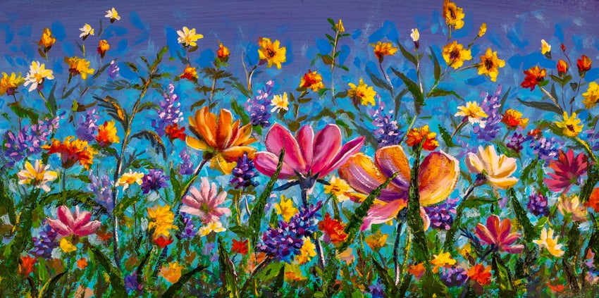 Sfondo Fotografico Artistico Con Bellissimi Fiori SH-810