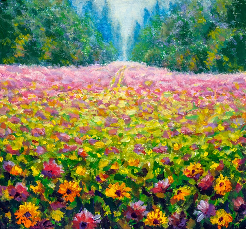 Fine Art Flowers Spring Photo Shoot Backdrop