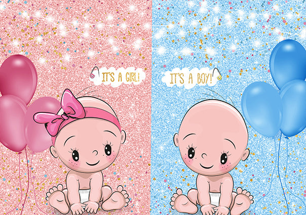 Fondale Per Cabina Fotografica Per Feste Di Genere Rivelazione TKH1585