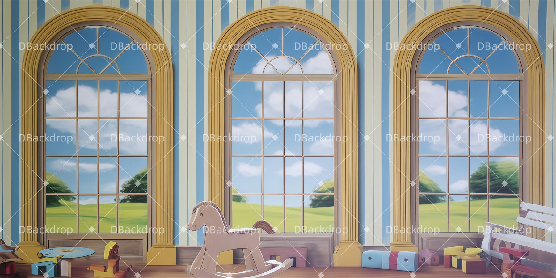 Fondale Per Cinema Fondale Per Palcoscenico Teatrale Magical Chalk World TWW510-T42