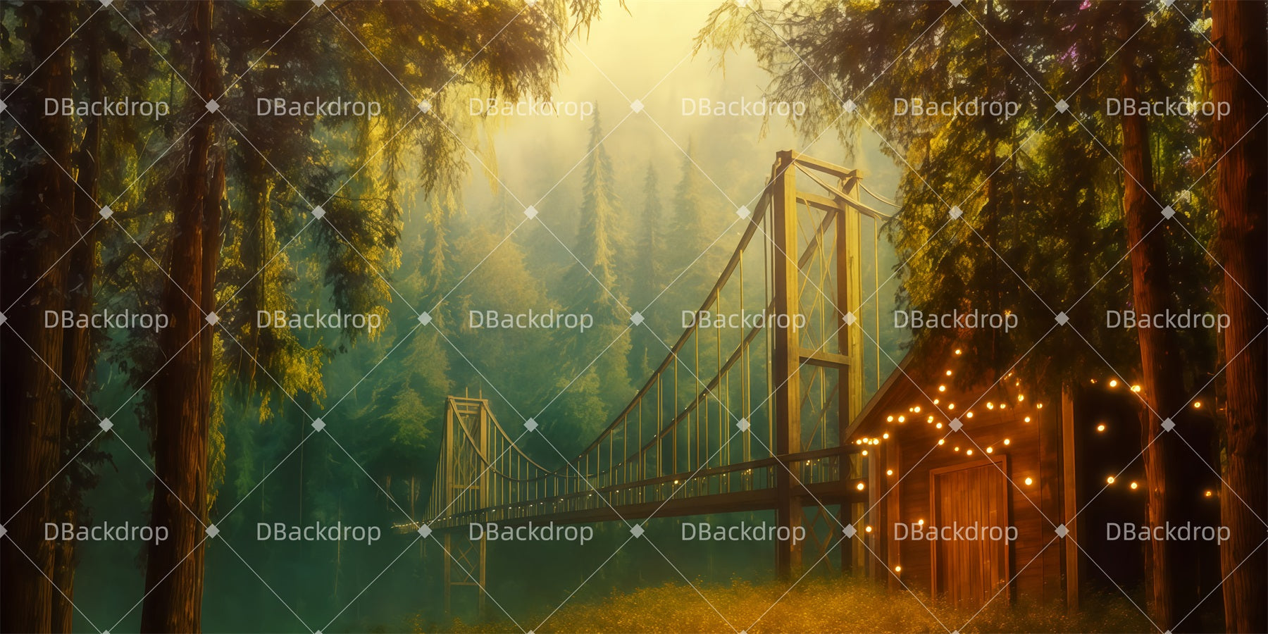 Fondali Teatrali Economici Per Spettacoli Finali Fondali Per Palcoscenici Nella Foresta TWW511-T54