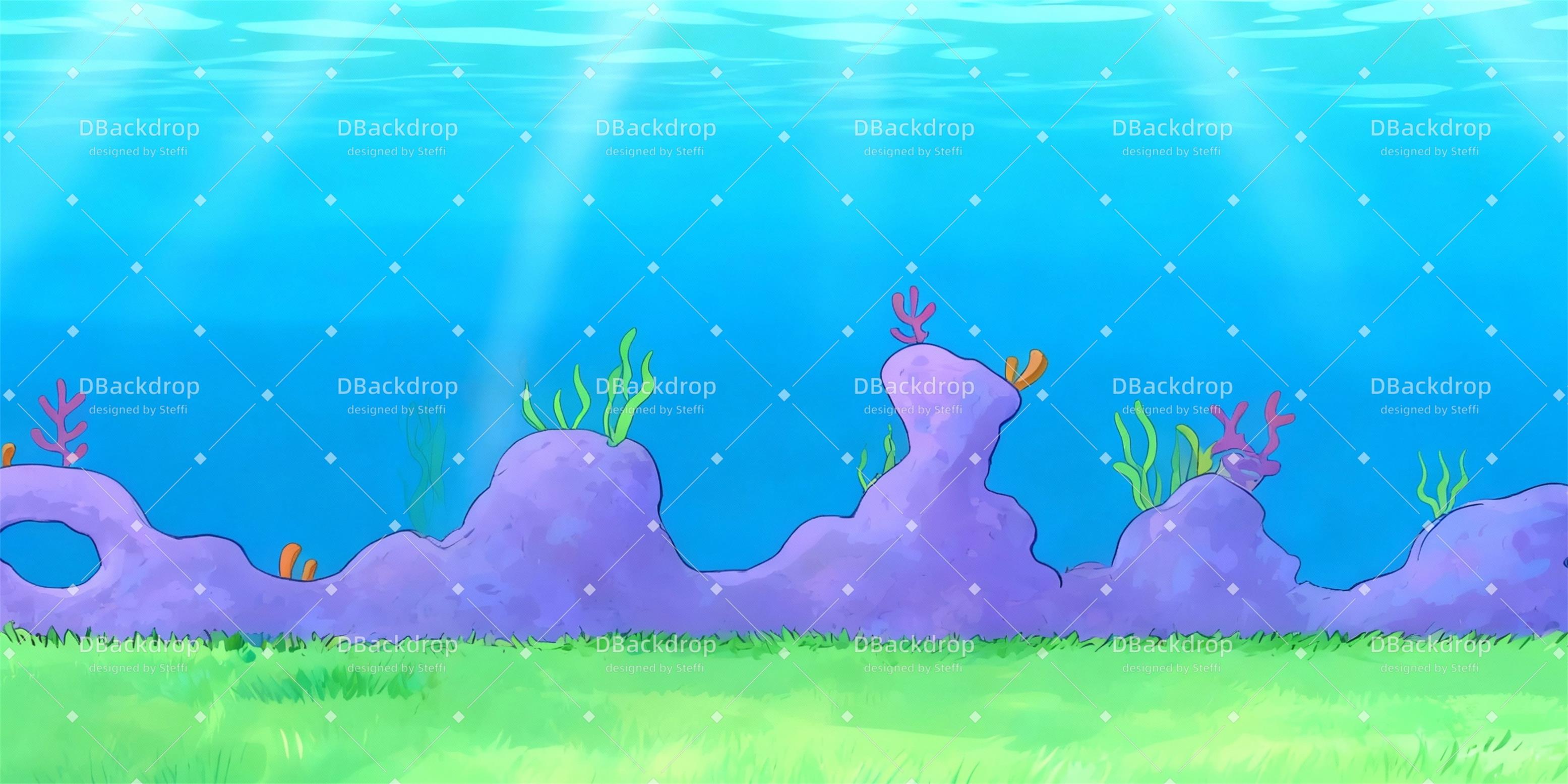 Fondale Per Palcoscenico Teatrale Fondale Per Danza Rasen Sotto L'Acqua CSH59-T89