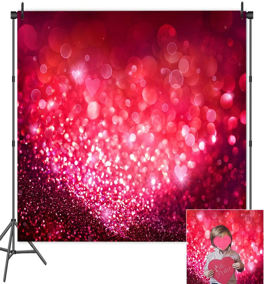 Buon San Valentino Fondali Fotografici Sfondo Rosso Bokeh VAT-44
