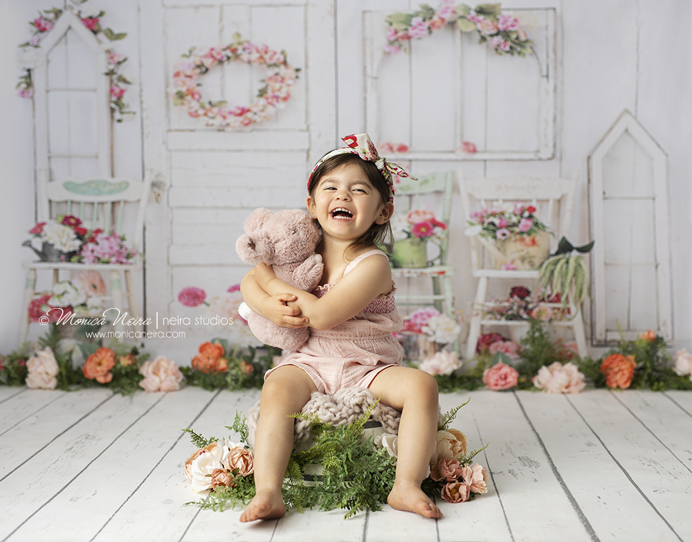 Sfondo Per Porte E Finestre In Legno, Sedia A Fiori, Decorazione Per La Stanza, Sfondo Fotografico ZH-374