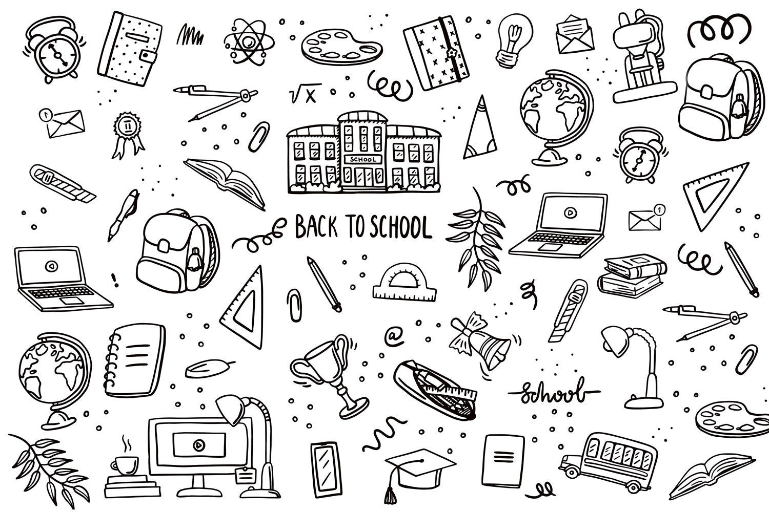 Sfondo Fotografico Per Il Rientro A Scuola BRP7-10