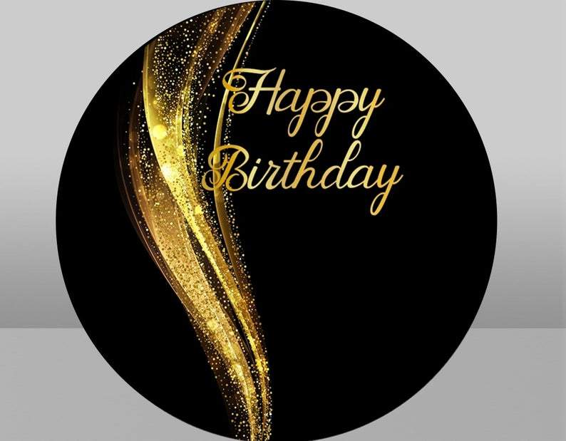 Sfondo Fotografico Rotondo Personalizzato Compleanno Matrimonio Baby Shower Cerchio Sfondo TR-99