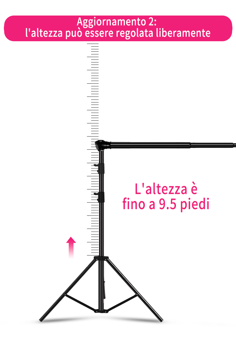 Kit Supporto Per Fondale Kit Supporto Per Sistema Di Supporto Per Fondale Regolabile PR2